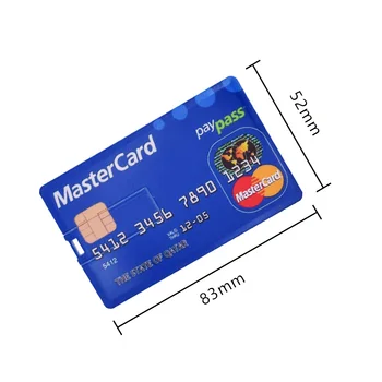 

16GB 50pcs card usb flash drive custom logo