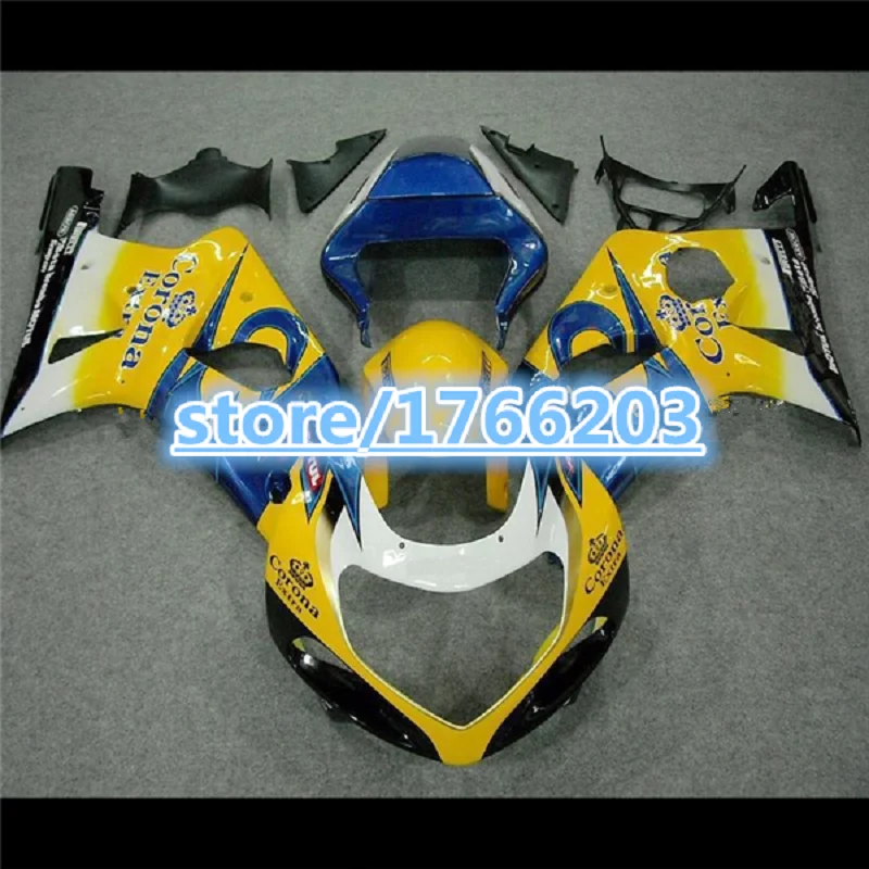 Fit ABS fairings for suzuki gsxr1000 00 01 02 bodywork fairing kit GSXR 1000 2000-2002 yellow blue white black | Автомобили и