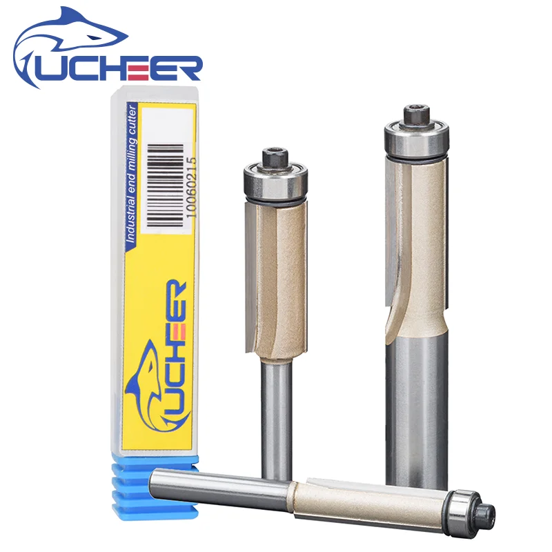 

UCHEER 4 teeth trimming cutter Woodworking router bit machine professional grade lifting sealing machine strip trimming