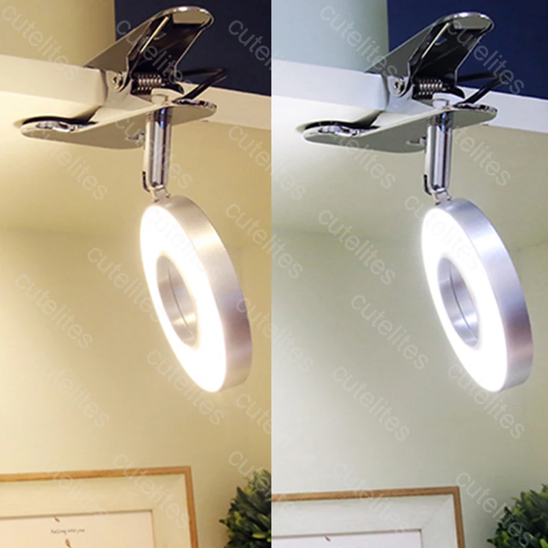 LED Desk Lamp with Clamp Dimmable Reading Light Eye-Care USB Table Lamp LED Bedside Lamp Baby Night - 4000045103530