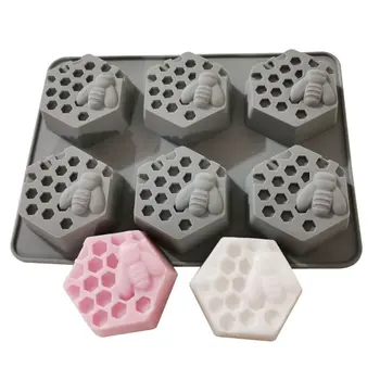 

Food Grade Silicone Mold Circle Hole Honeycomb Cake Chocolate Soap Mold Mould For Microwave Oven Baking Pan Make Supplies