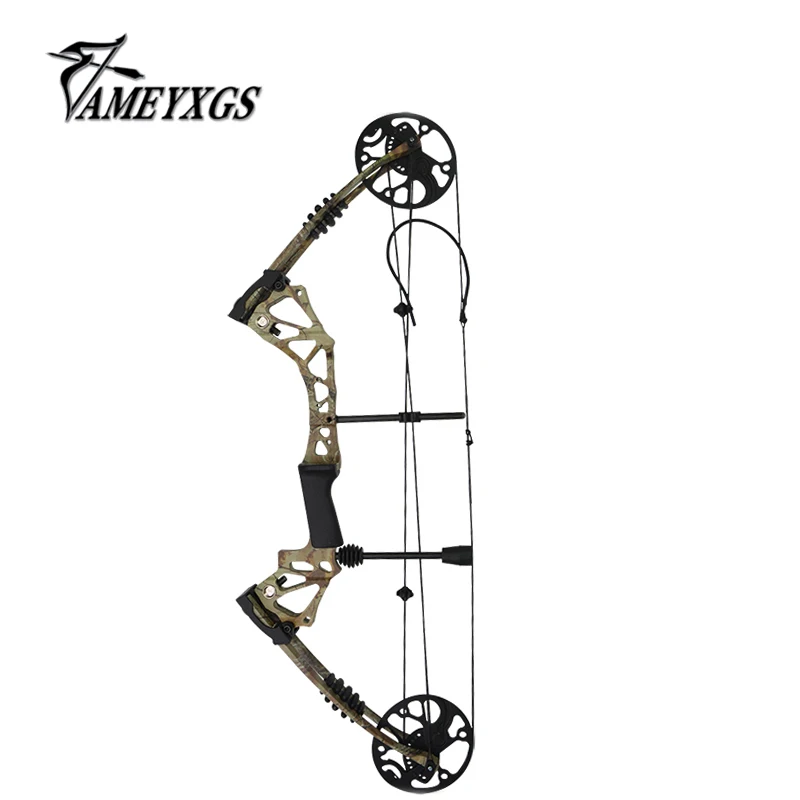 US $224.98 1 Set 1570lbs Archery Compound Bow Camo Arrows Aviation Aluminum Imported String Hunting Shooting Target Adjustable Bow