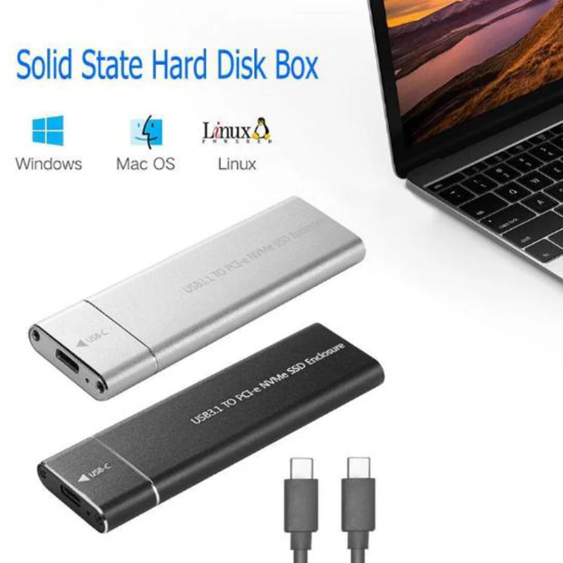USB 3,1 к M.2 NVME NGFF диск PCIe SSD корпус NVME M2 M-Key к type C твердотельный корпус адаптера