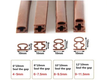 

Self Adhesive D Type Doors and for Windows Foam Seal Strip Soundproofing Collision Avoidance Rubber Seal Collision silicone seal