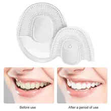 Электрическая ультразвуковая зубная щетка 360 градусов Автоматическая звуковая зубная щетка u-типа Водонепроницаемая ленивая умный силикон зубная щетка