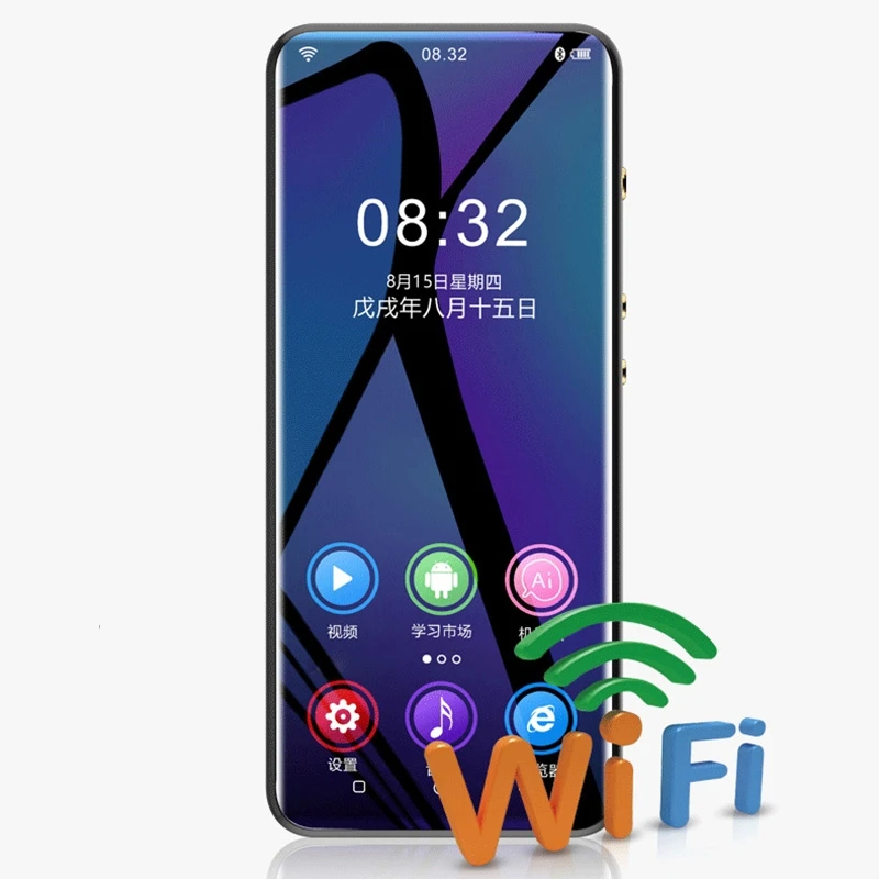 Yescool M200 Portable Smart AI Android WiFi Sports Bluetooth Thin.