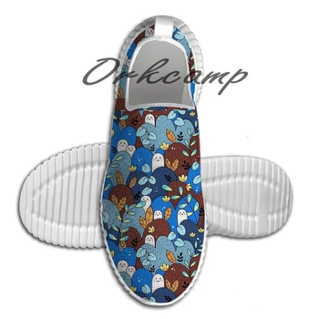 

buddy pattern blue brown Light Weight fashion Sports Running Shoes Walking Shoes Summer Comfortable Yuga shoes