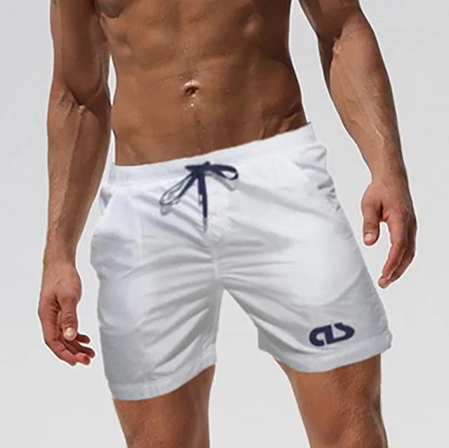 Летний купальный костюм для мужчин, сексуальные плавки, плавки, плавки Mayo Surf, пляжные шорты для серфинга Badpak Maillot De Bain Boxer - Цвет: White