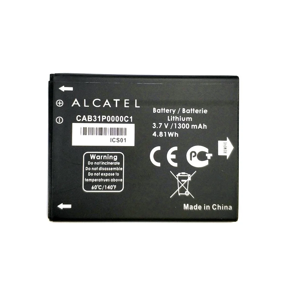 Новый аккумулятор CAB31P0000C1 1300 мАч для Alcatel One Touch OT918 | Мобильные телефоны и