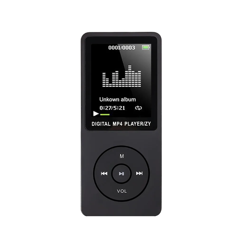 Мини MP3 плеер 1 8 дюймов ЖК экран FM радио видео фильм с динамиком TF карта Mp3 MP4 Музыка