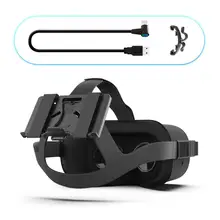 Внешний аккумулятор на Крепежная Скоба Батарея держатель для Oculus Quest 2/1 или Vive Deluxe аудио ремень Очки виртуальной реальности VR гарнитура игровые аксессуары Внешний аккумулятор на Крепежная Скоба Батарея держатель для Oculus Quest 2/1 или Vive Deluxe аудио ремень Очки виртуальной реальности VR гарнитура игровые аксессуары
