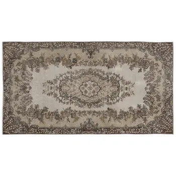 

Handmade Natural Vintage Turkish Area Rug 110x206 Cm-3'7''X6'9''