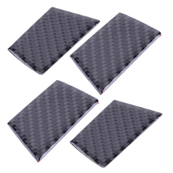 

Carbon Fiber Black 4Pcs Car Interior Door Handle Bowl Cover Set Fit For Audi A4 B8 Q5 A5 2010 2011 2012 2013 2014 2015