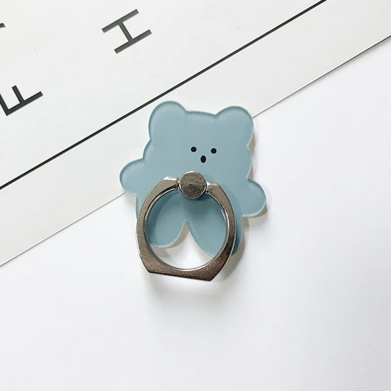 Candy Color Bear Phone Ring Holder Stand – Universal Mobile Support