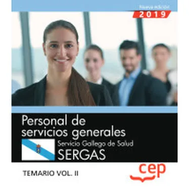 Персонал общего обслуживания. Обслуживание Galician Health. SERGAS. Agenda Vol. II |
