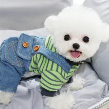 

Autumn new pet Teddy Bichon Pomeranian Schnauzer VIP Yorkshire four-legged milk dog small dog clothes