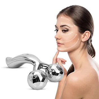

Manual Roller Machine V Instrument Face Lean 3D Firming Massage Double Ball Beauty Tool Wrinkle Remover Women Face-lift