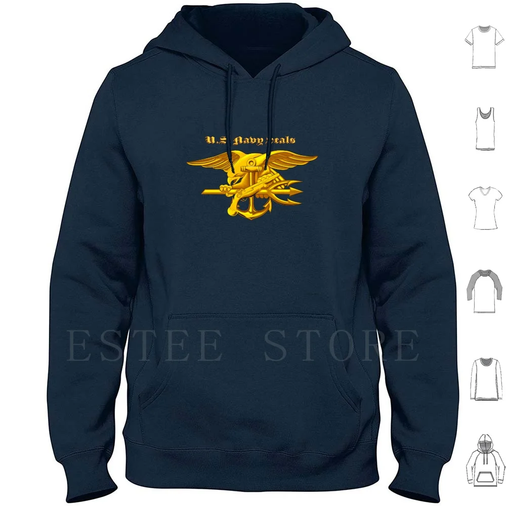 

U.S. Navy Seals Hoodies Long Sleeve Navy Seals Navy Seals Special Warfare Trident Navy Seals Special Warfare