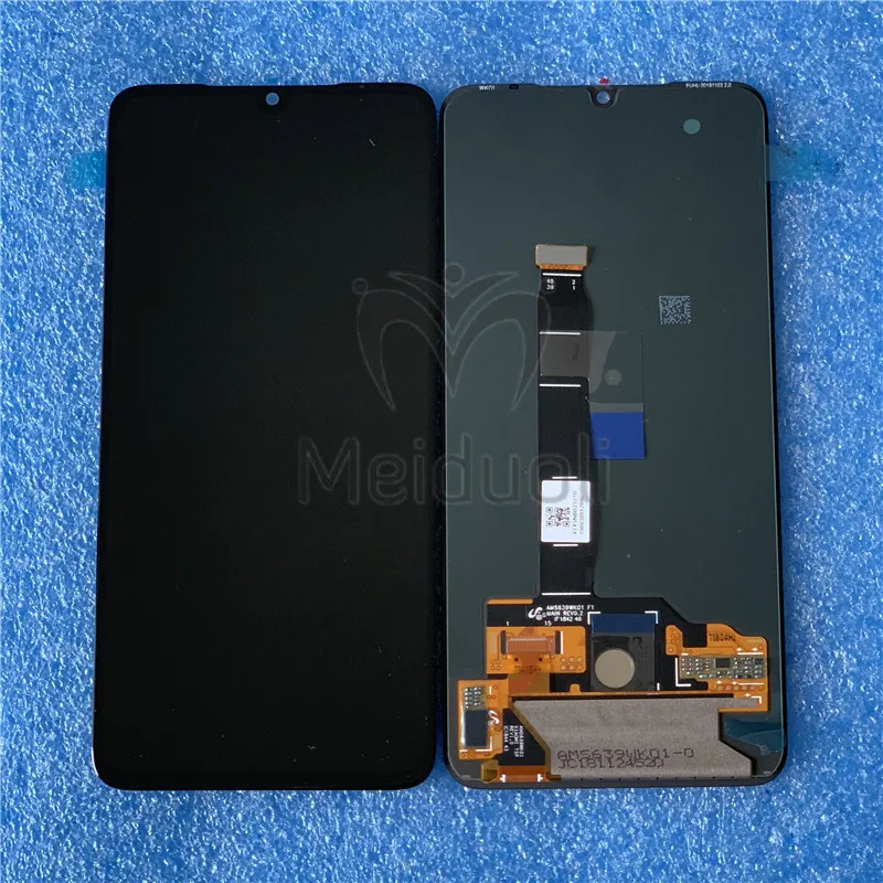 

Original Axisinternational AMOLED LCD Frame For 6.39" Xiaomi MI9 Mi9 MI 9 LCD Display Screen+Touch Panel Digitizer With Frame