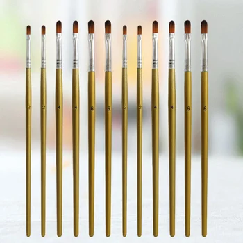 

12Pcs Painting Pens Useful Durable Modeling Wipe Out Tools for Artist Art
