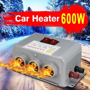 

12V 600W Universal Car Fan Truck And Car Winter Auto Heater Heating Warm Windscreen Defroster Demister Interior Accessories