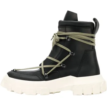 

Botas Hombre 2020 Men Motorcycle Boots Platform Fashion Martin Boots Male High Top Casual Shoes 9#20/15D50