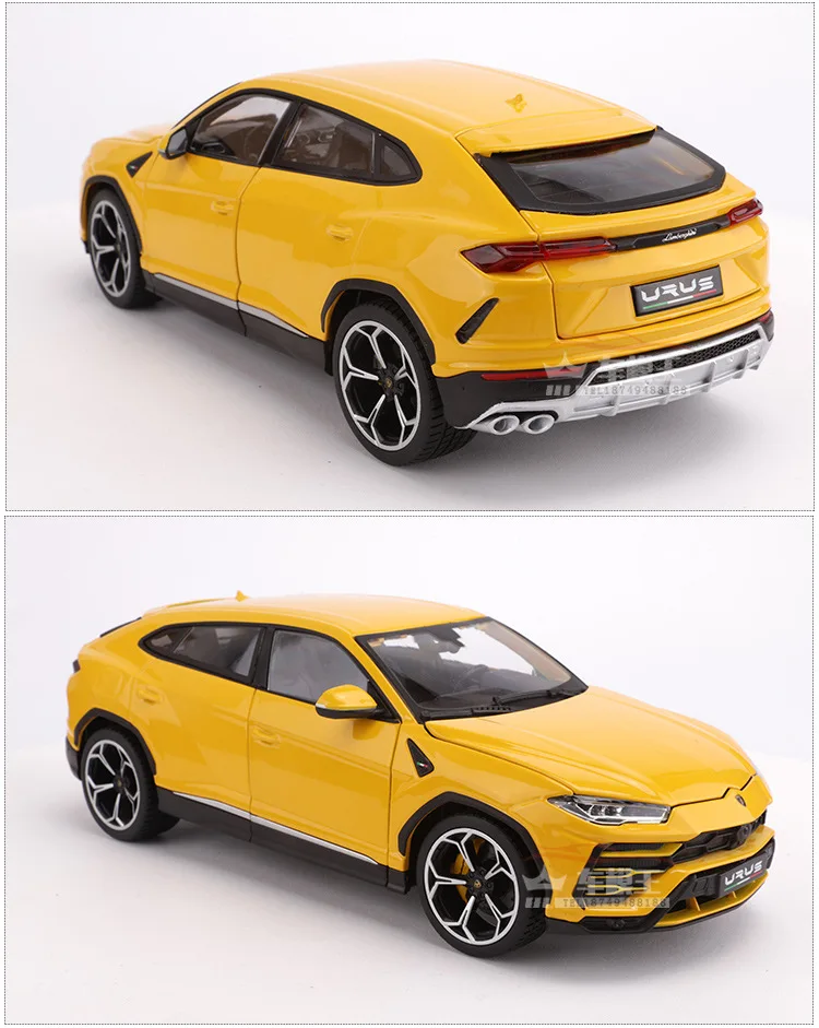 1:20 Высокая литая модель машины модель Lamborghini bison urus моделирование внедорожный внедорожник игрушка для детей подарок