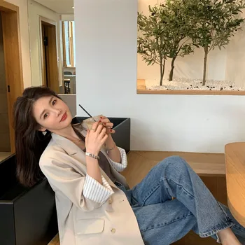 

2020 Early Autumn New Style Suit Right Open Mode Suit