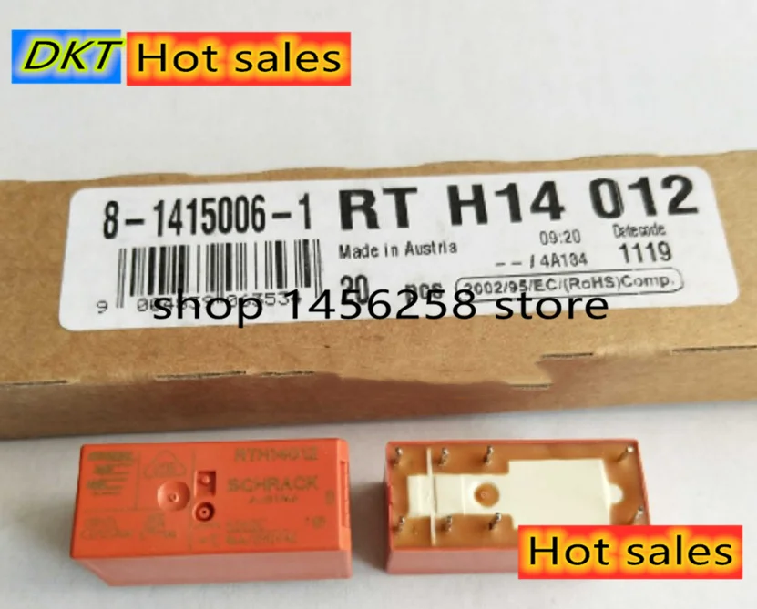 Freies verschiffen 10 teile/los Neue SCHRACK релис 12VDC 16A релис RTH14012