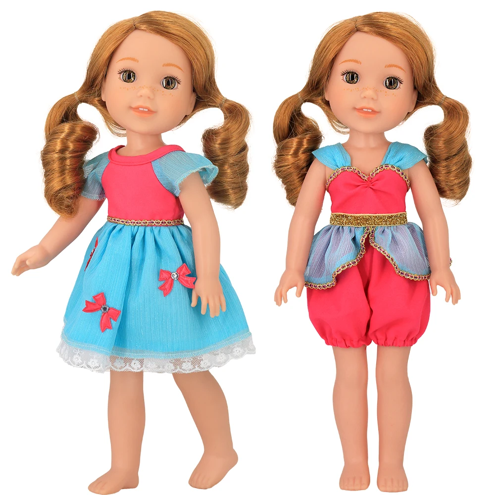 Barbie Doll Clothes Doll Clothes Doll Clothes Accessories Doll Accessories Vintage Dress Fit For 14.5 Inch Wellie Wisher & 32-34 Cm Paola Reina Doll
