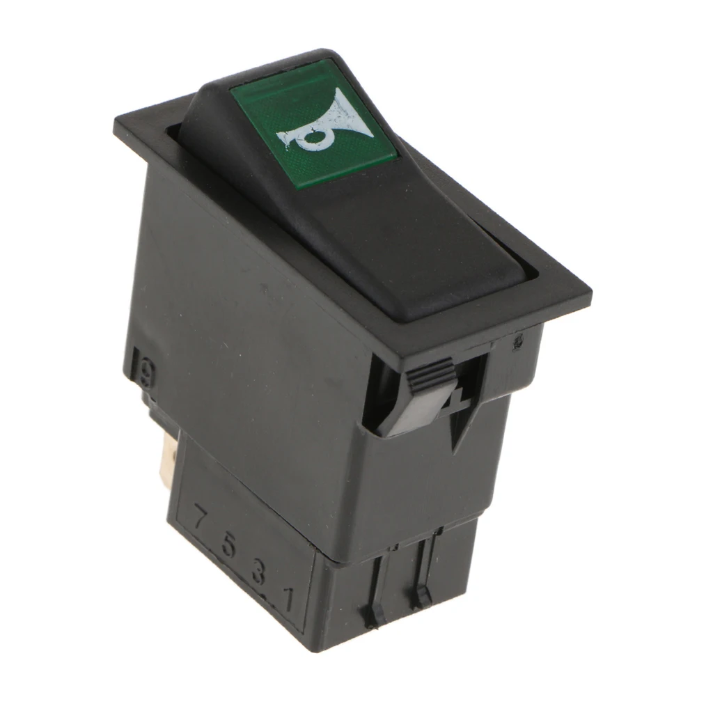 Brand New Car Truck Tailer Horn Rocker Switch Button On Off Control