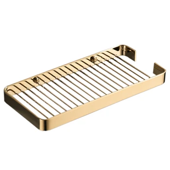 

Bathroom Shelf Brass Shower Rack Square Bath Shower Shelf Bath Shower Caddy Rack Holder Wall Mounted Corner