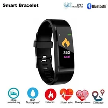 Умный Браслет пульсометр кровяное давление здоровье водонепроницаемый Смарт наручные часы с Bluetooth Браслет фитнес трекер горячая распродажа