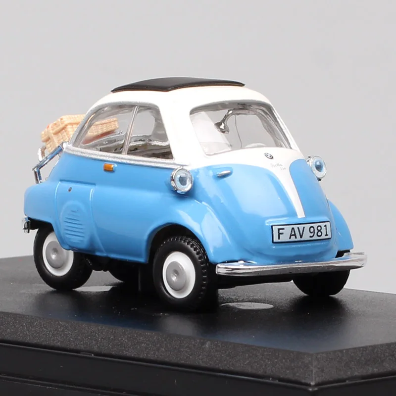 1:43 электронные весы старый ретро Cararama Isetta 250 пузырьковый автомобиль микрокар Diecasts& игрушки модели автомобилей детей 1955 акриловая коробка