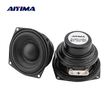 AIYIMA 2 шт. 2-дюймовый Портативный Аудио полнодиапазонные динамики драйвер 4 Ом 10 вт DIY bluetooth-динамик на рабочий стол домашний кинотеатр громкий динамик
