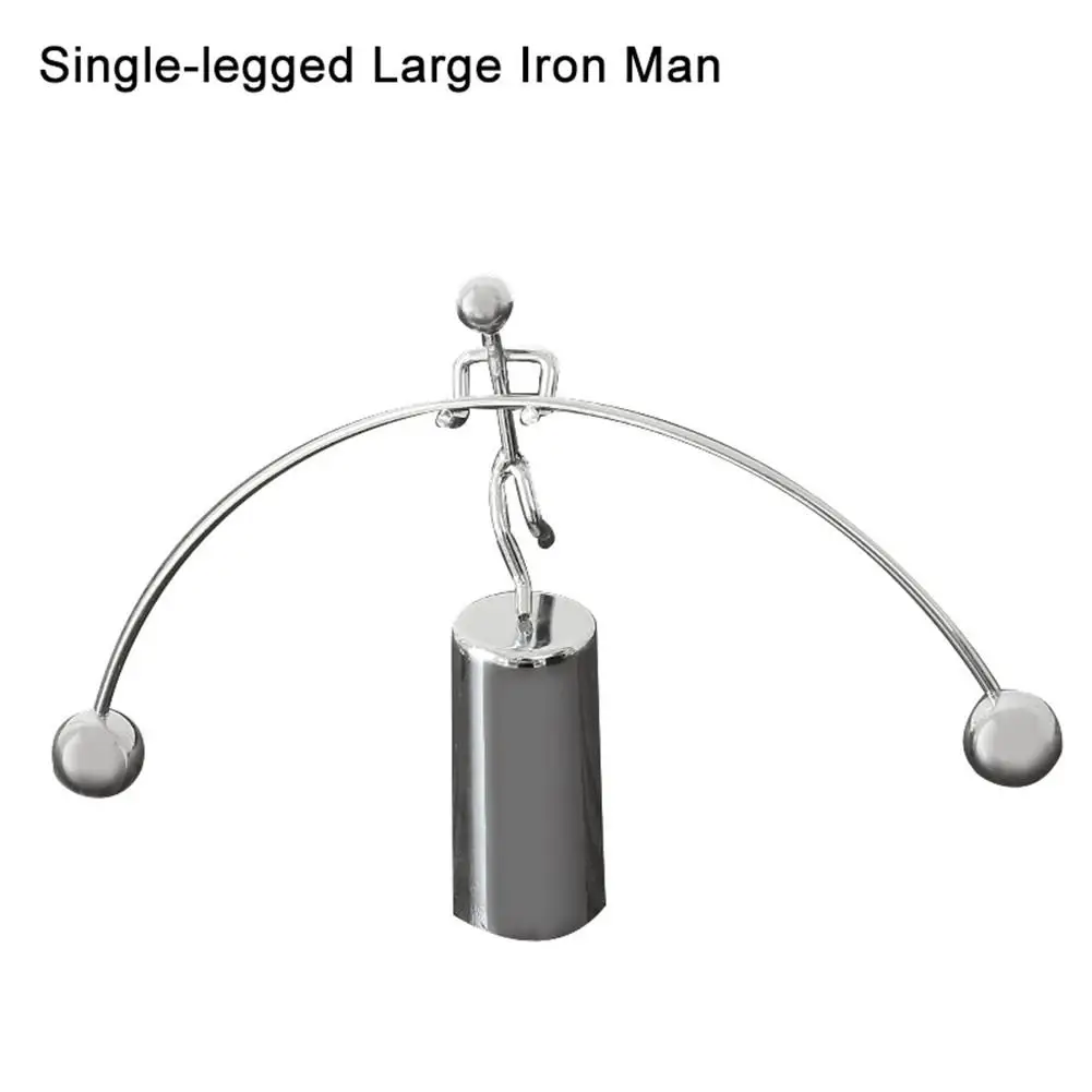 Kinetic Balancing Balls Swing Weight Lifting Villain Fun Tumbler Iron Men Innovative Desktop Decompression Decoration#SO - Цвет: D