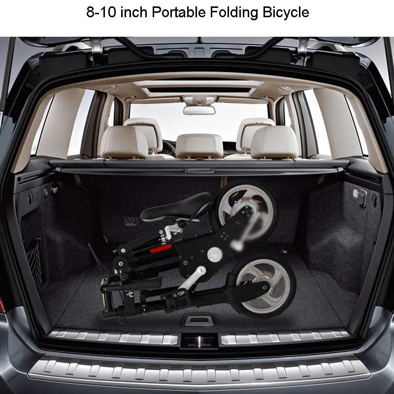 8/10 inch Folding Bike Mtb Aluminum Alloy Ultra Light Road Bicycle Shopping Subway Travel Portable Cyclling Wheel balance Bike