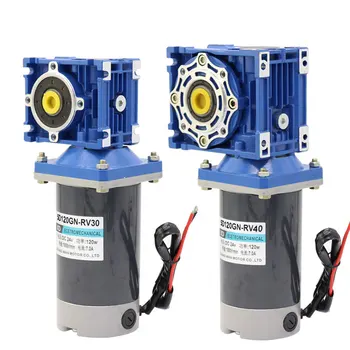 

Rv30 Rv40 DC Motor 120W DC Motor Retarding Device RV Low Speed Motor Self-locking Speed Regulating Motor 12v24v Micro Motor IE 2