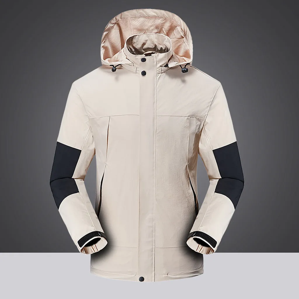 

Winter Jacket Men Autumn Casual Waterproof Quick-drying Breathable Sport Outdoor Men's Parka Coat Thick Outwear casaco masculino