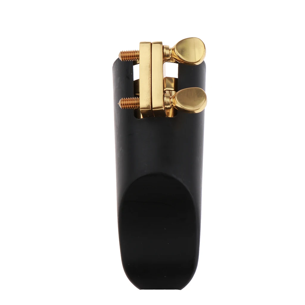 Plastic Saxophone Sax Mouthpiece Cover+Metal Ligature Replacement Wind Instrument Parts DIY