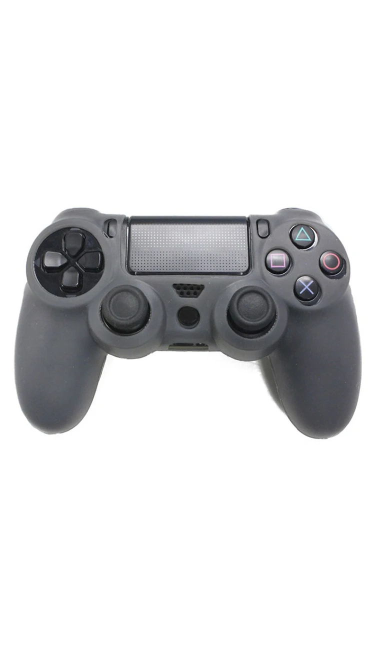 Защитный чехол s для контроллера PS4 силиконовый чехол для контроллера PS4 водонепроницаемый Противопылевой нескользящий корпус игровой консоли - Цвет: Gray