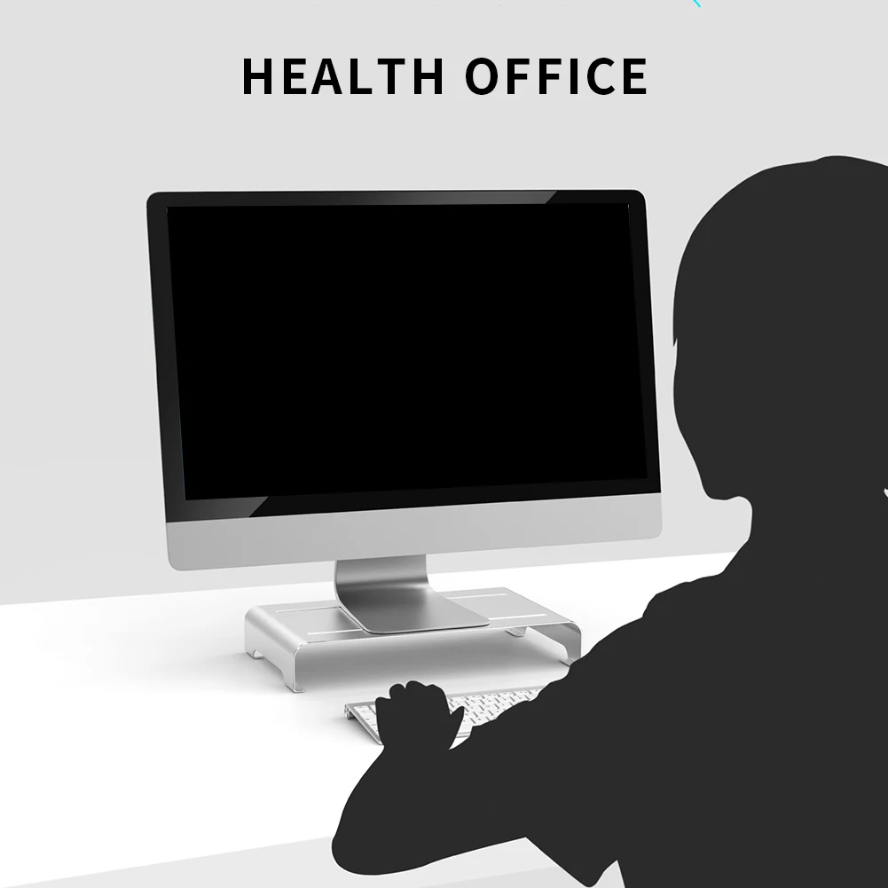 Anti Slip Raise Base Steady Desktop PC Holder Laptop Stand Portable Home Office Universal Storage Aluminum Alloy Accessories