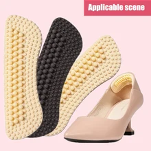 3 пары 4D массажные противоблистерные пятки подушки Силиконовая полоска от натирания на пятку колодки для высоких каблуков на плоской подошве BB55