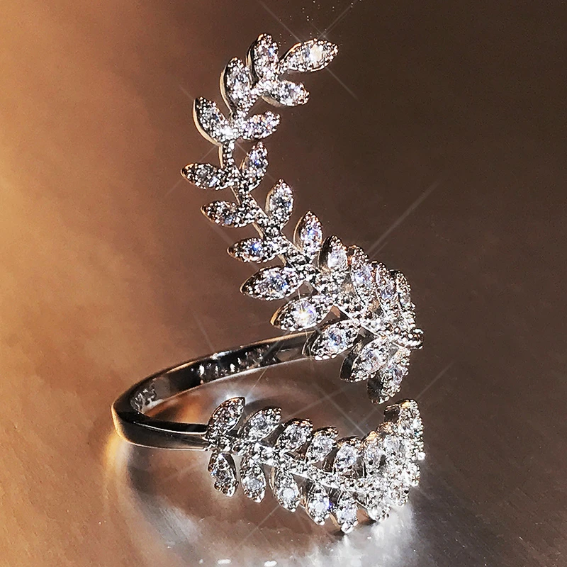 Millie - Graceful Leaf Ring main image 0