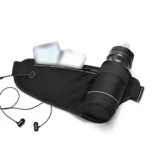 Практичный уличный чехол для бега Портативный марафон карман для бутылки с водой для верховой езды Водонепроницаемый, приталенная, можно положить в нее мобильный телефон спортивный карман