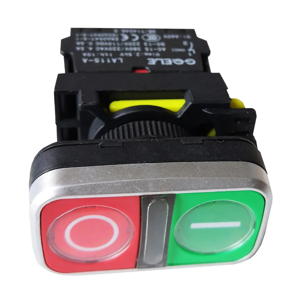 LA115-A5-11RD1 Momentary Illuminated Flush Button Switch 3