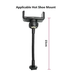 Flexible Long Arm Phone Holder with 360-Degree Mount and Clip Clamp Stand (Type 2)