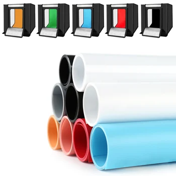 

Photography Light Box Professional Backdrops Pad Matt PVC Background Board Photo Studio Shooting Accessories Waterproof Material