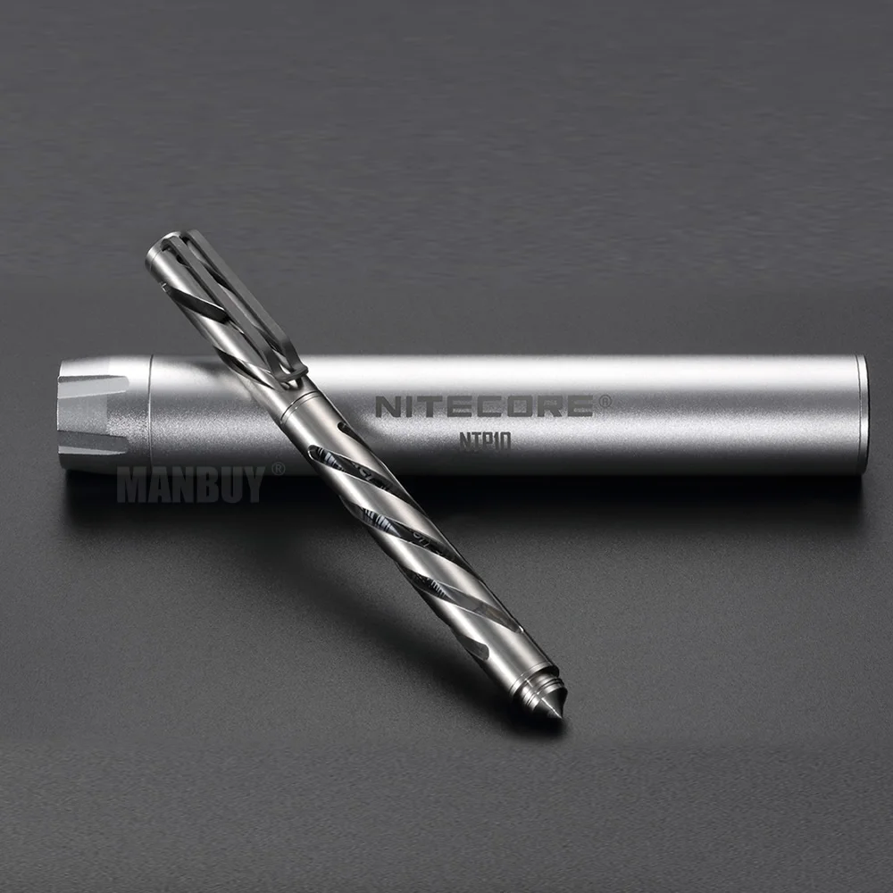 NITECORE NTP10 титановая тактическая ручка корпус из вольфрамовой стали с коническим