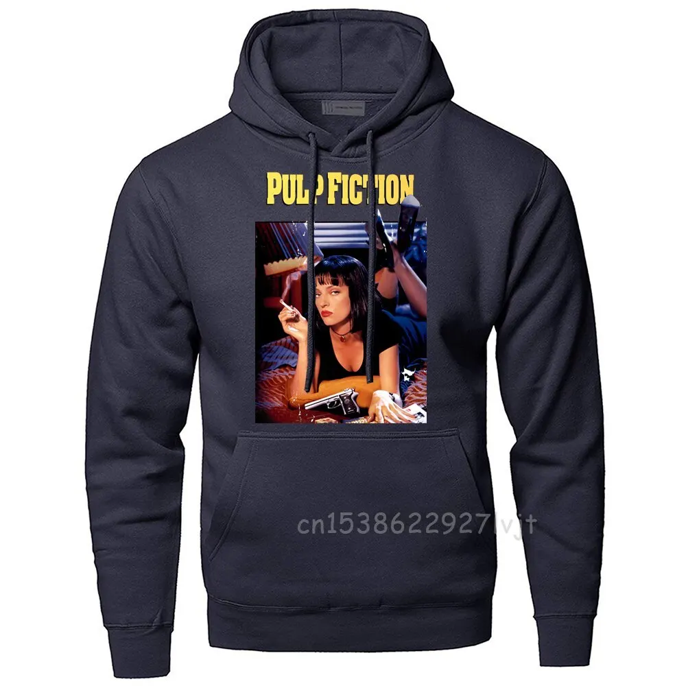 Hoodies Men Pulp Fiction Wallace Movie Hooded Sweatshirts Funny Hoodies Streetwear Hip Hop Cool Streetwear Print Sportswear